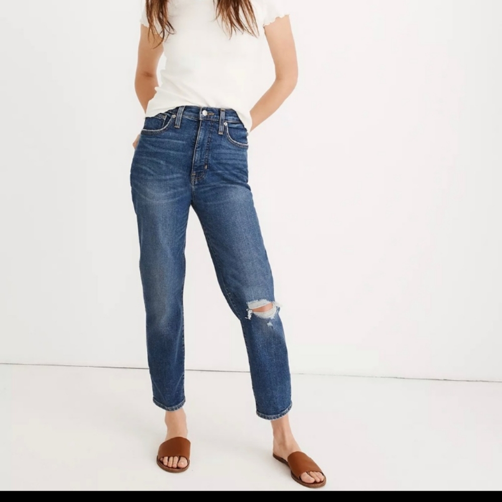 New Madewell Momjean sz 27